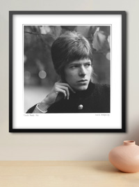 David Bowie, 1966, resin print by David Wedgbury (1937–1998) art print